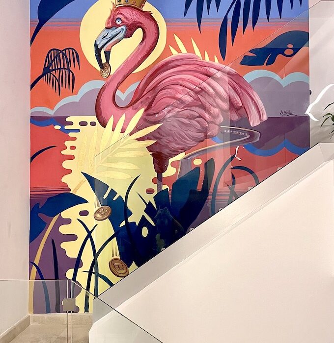 Flamingo Miami Mural