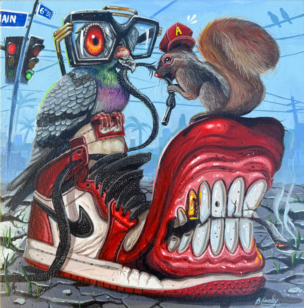 Standoff (acrylic on canvas) x Brandon Hurley Arts