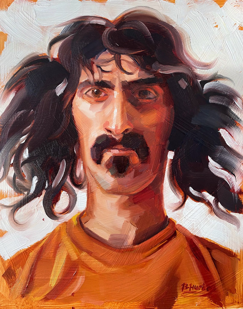 Zappa (acrylic on canvas) x Brandon Hurley Arts
